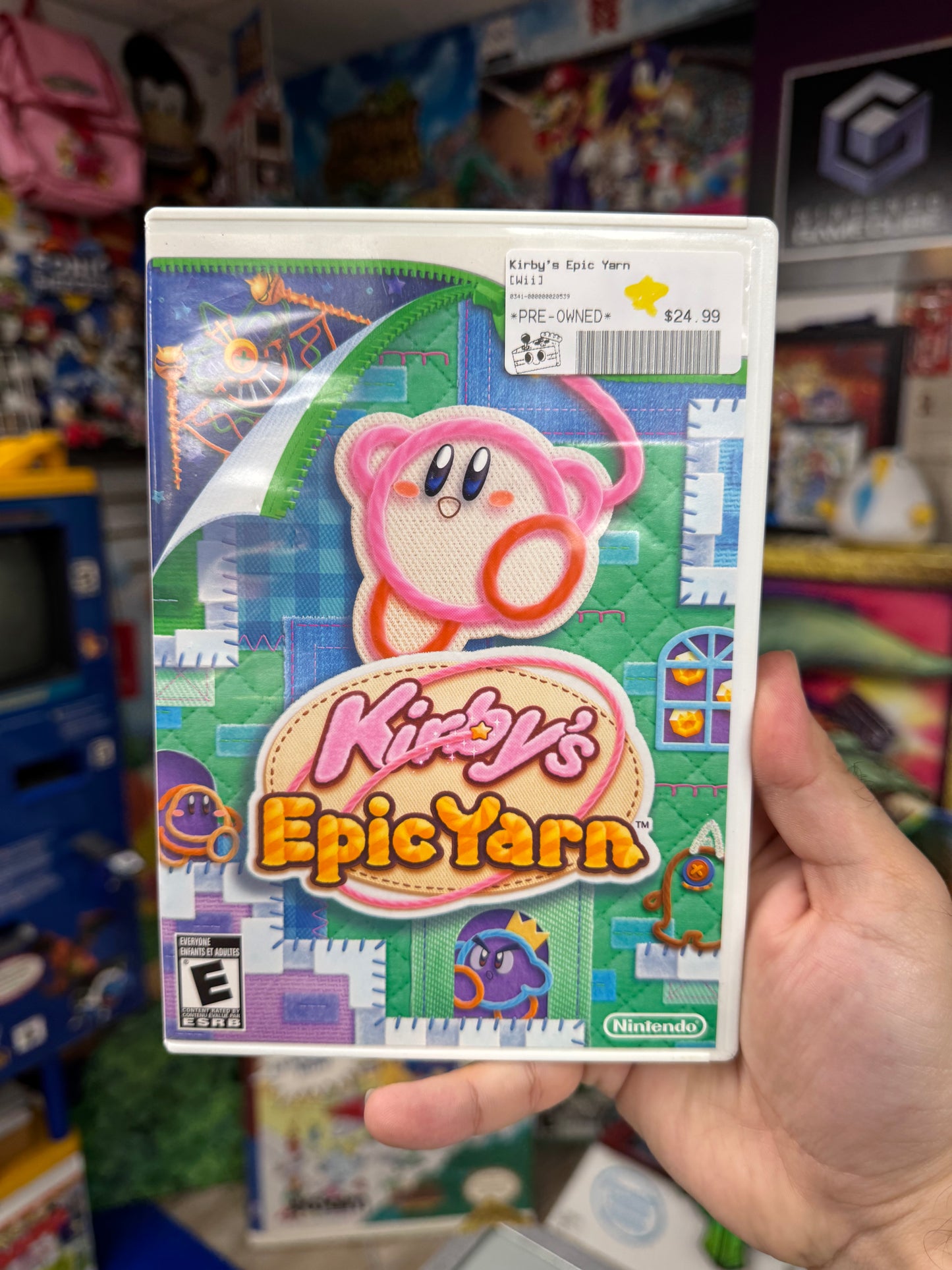 Kirby's Epic Yarn Wii CIB