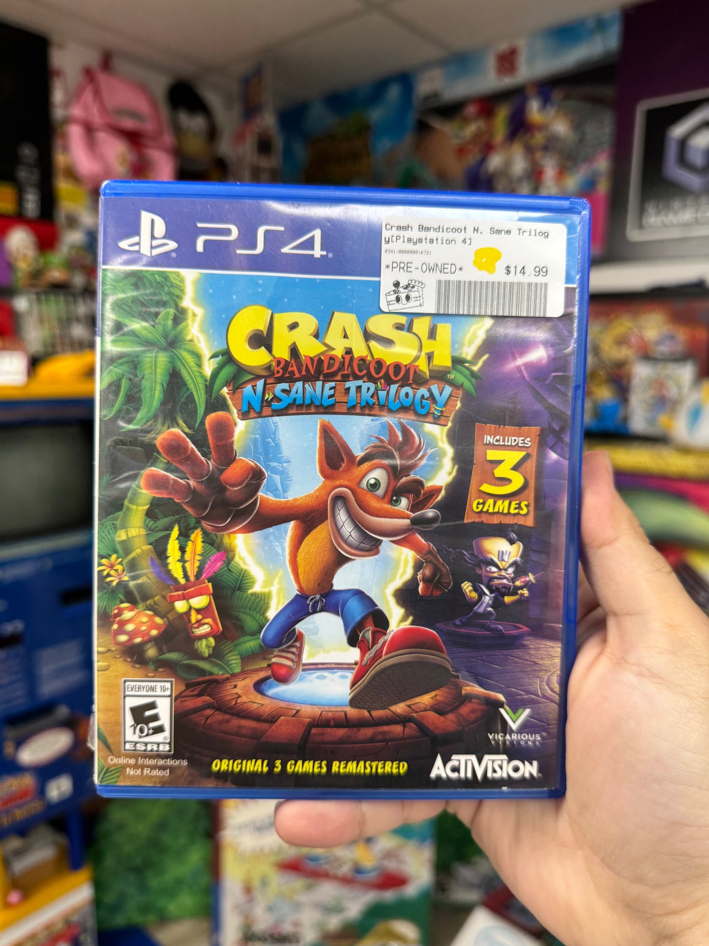 Crash Bandicoot N-Sane Trilogy PS4