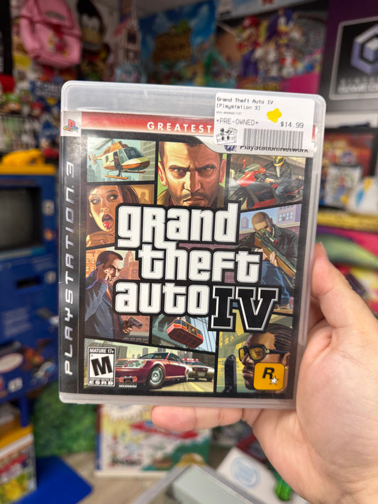 Grand Theft Auto IV PS3 Boxed
