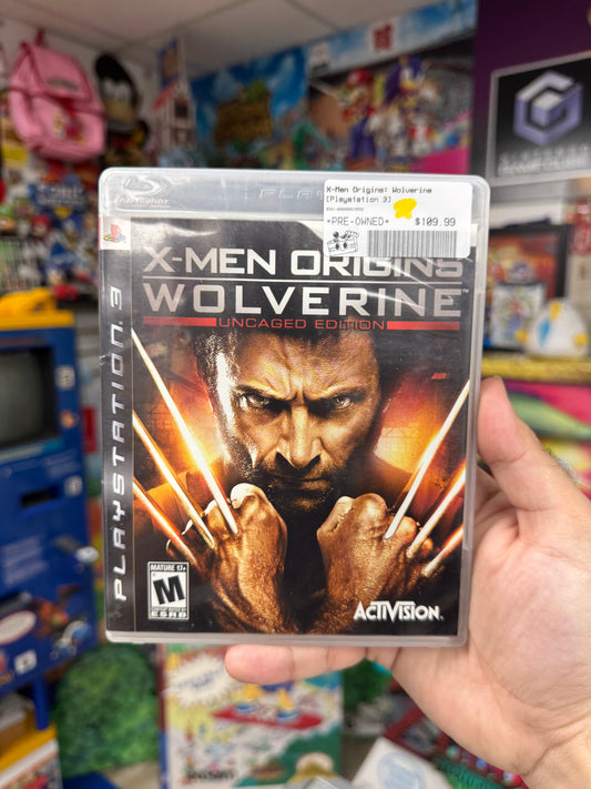 X-Men Origins Wolverine Uncaged Edition PS3 CIB