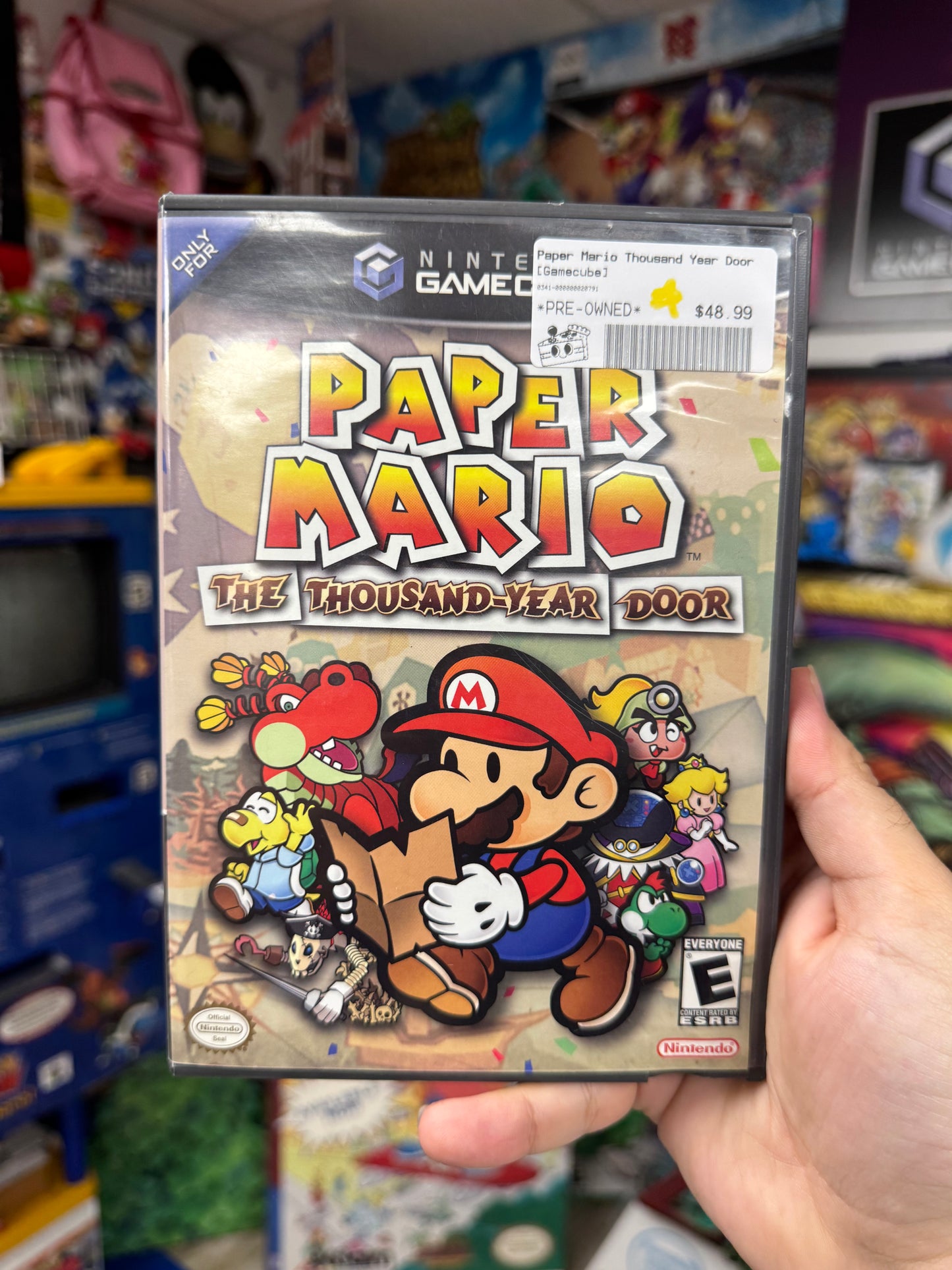 Paper Mario the Thousand Year Door GameCube Boxed