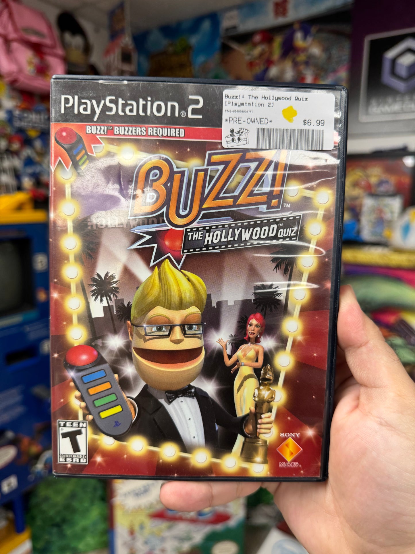 Buzz: The Hollywood Quiz PS2 CIB
