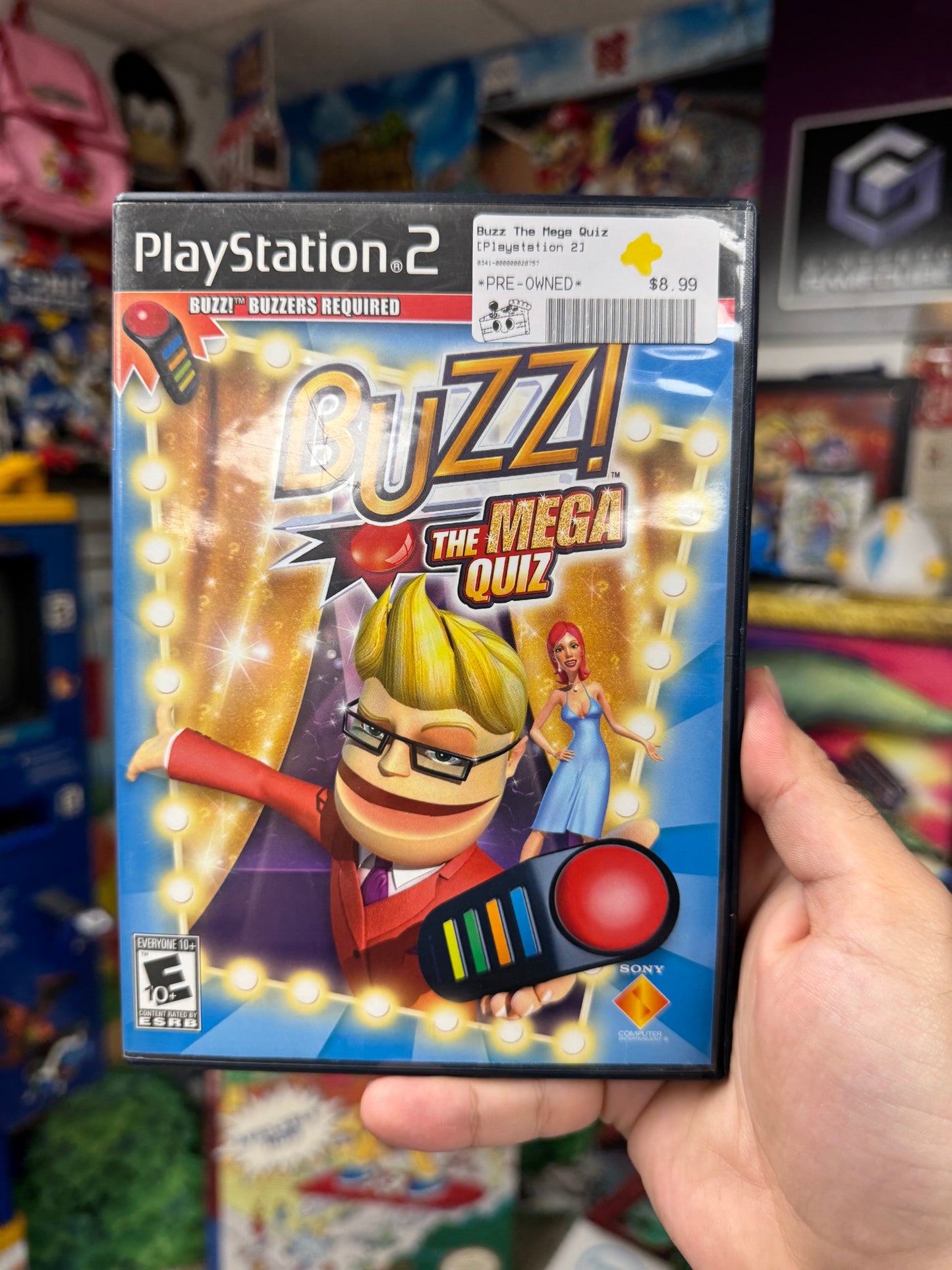 Buzz: The Mega Quiz PS2 CIB