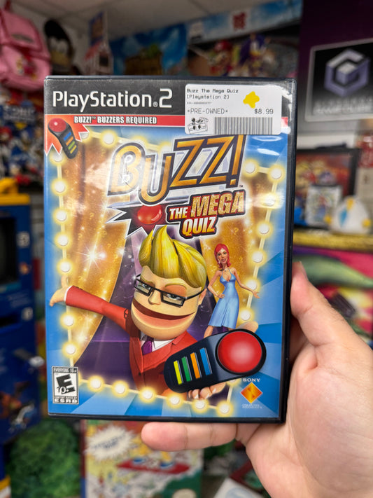 Buzz: The Mega Quiz PS2 CIB