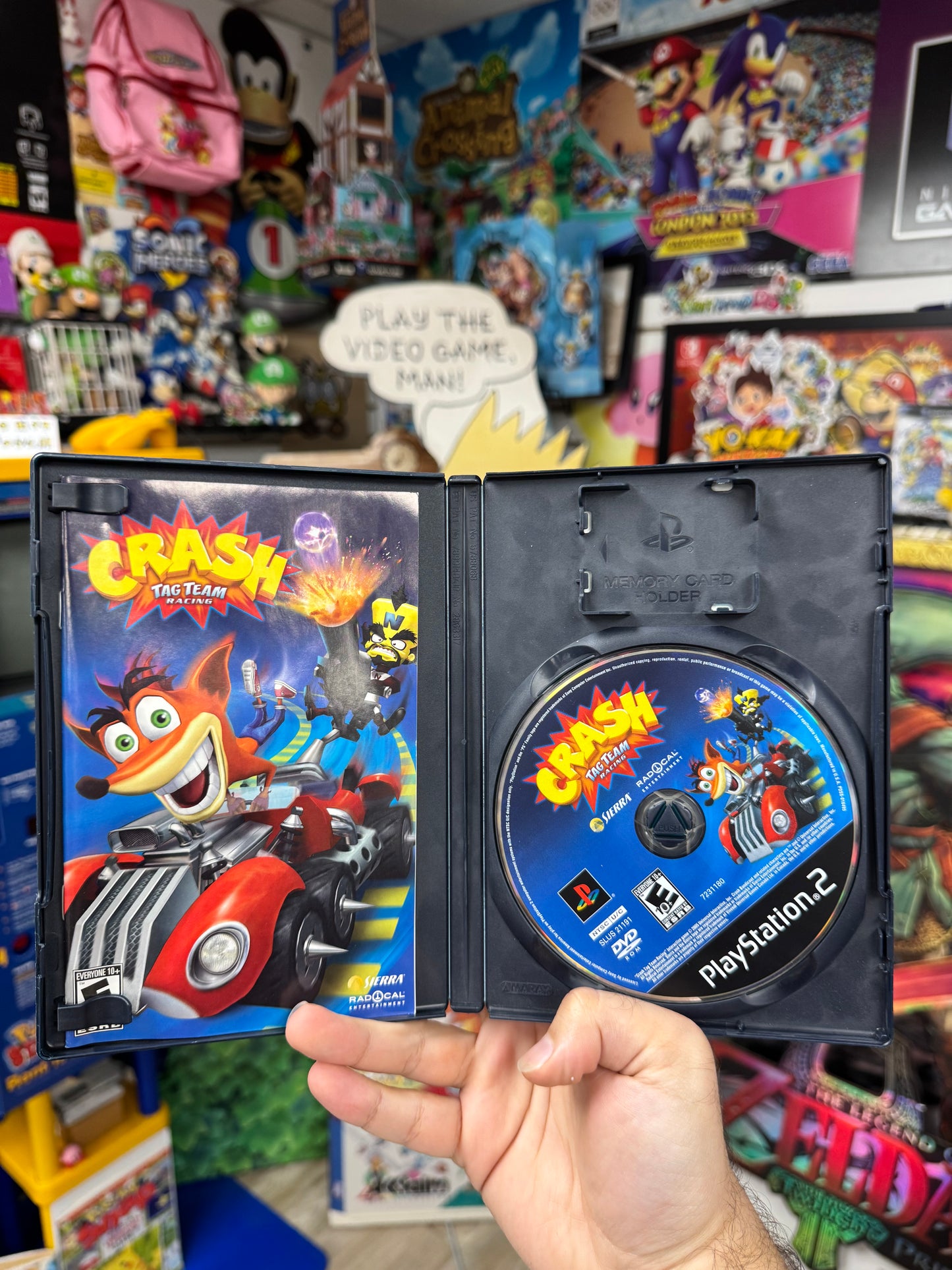Crash Bandicoot Tag Team Racing PS2 CIB