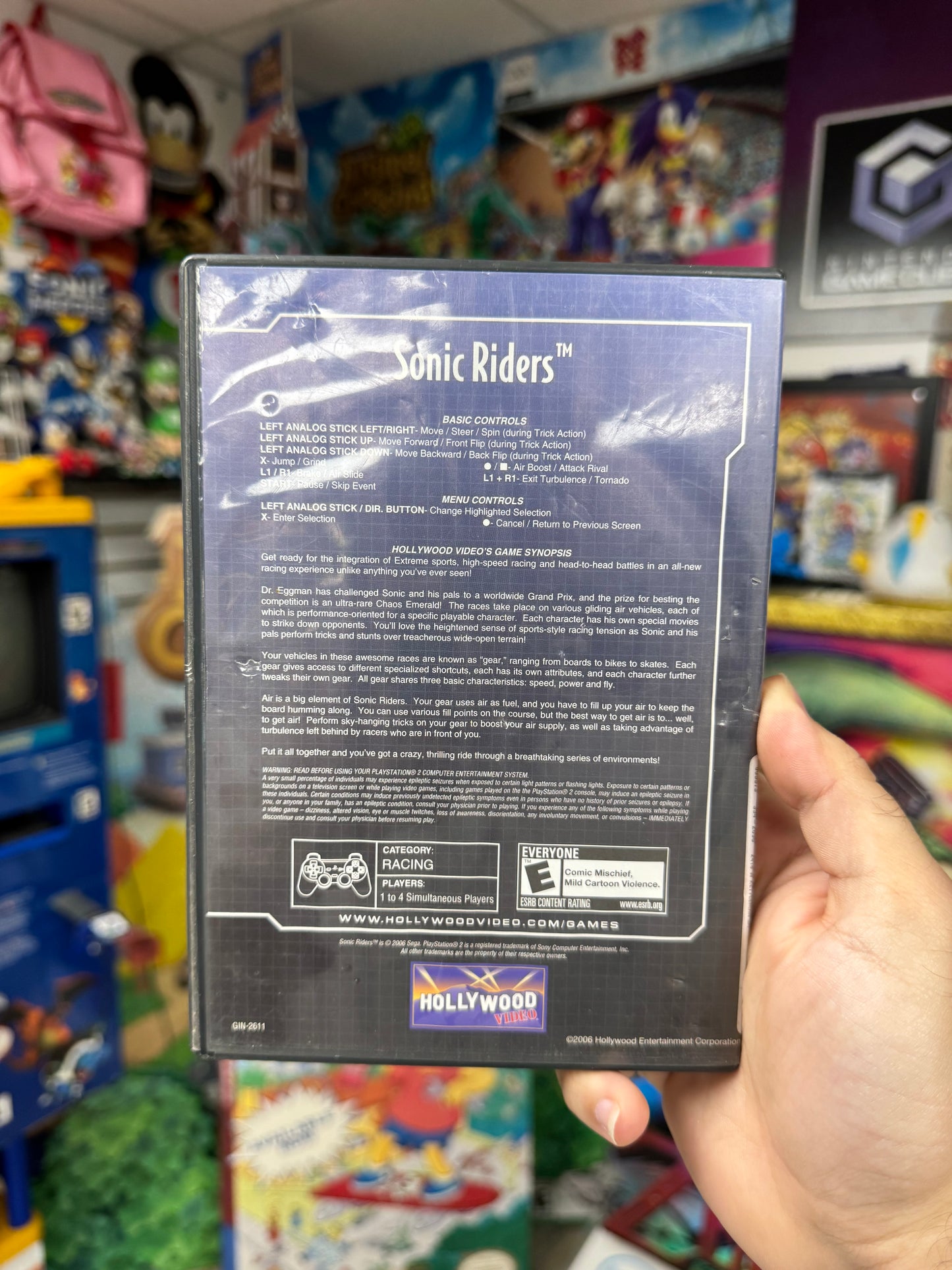 Sonic Riders PS2 Boxed