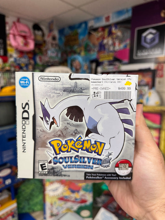 Pokemon Soul Silver Big Box W/Pokewalker DS CIB