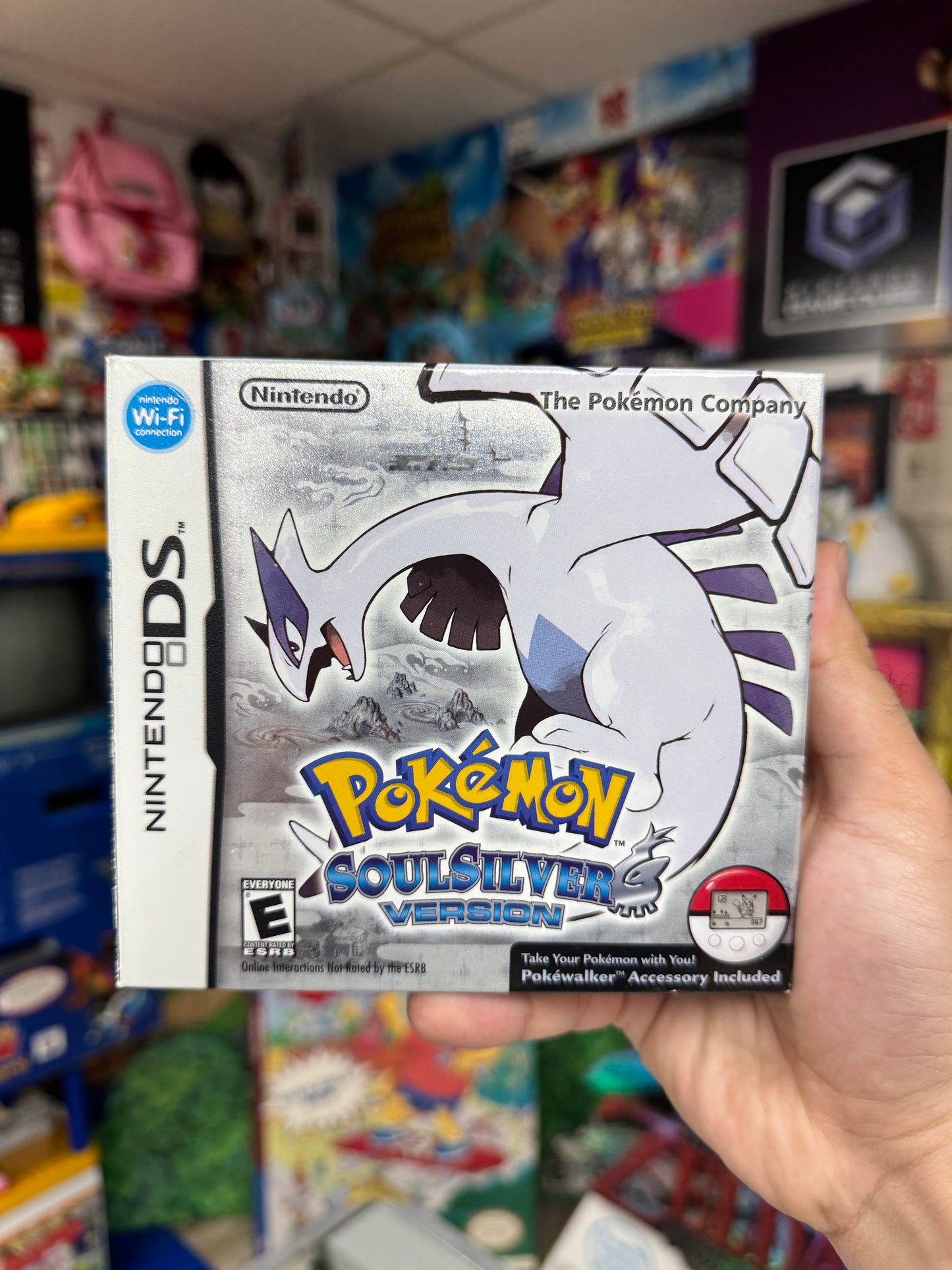 Pokemon Soul Silver Big Box W/PokeWalker DS CIB