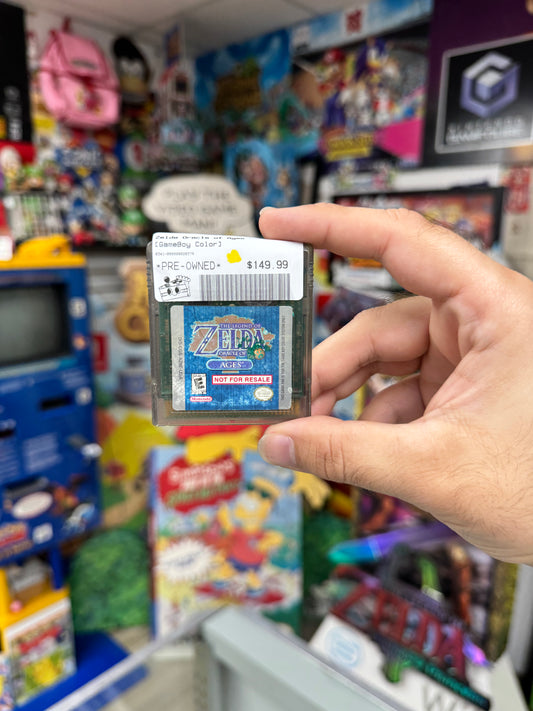 Zelda Oracle of Ages Not for Resale GameBoy