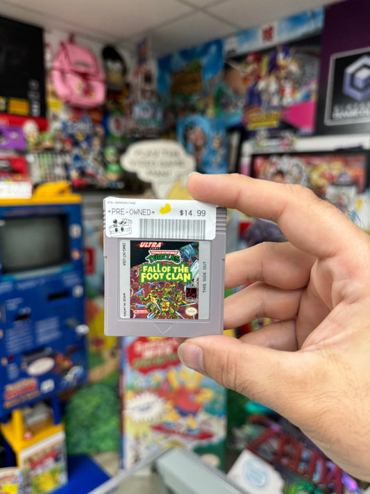 TMNT Fall of the Foot Clan GameBoy
