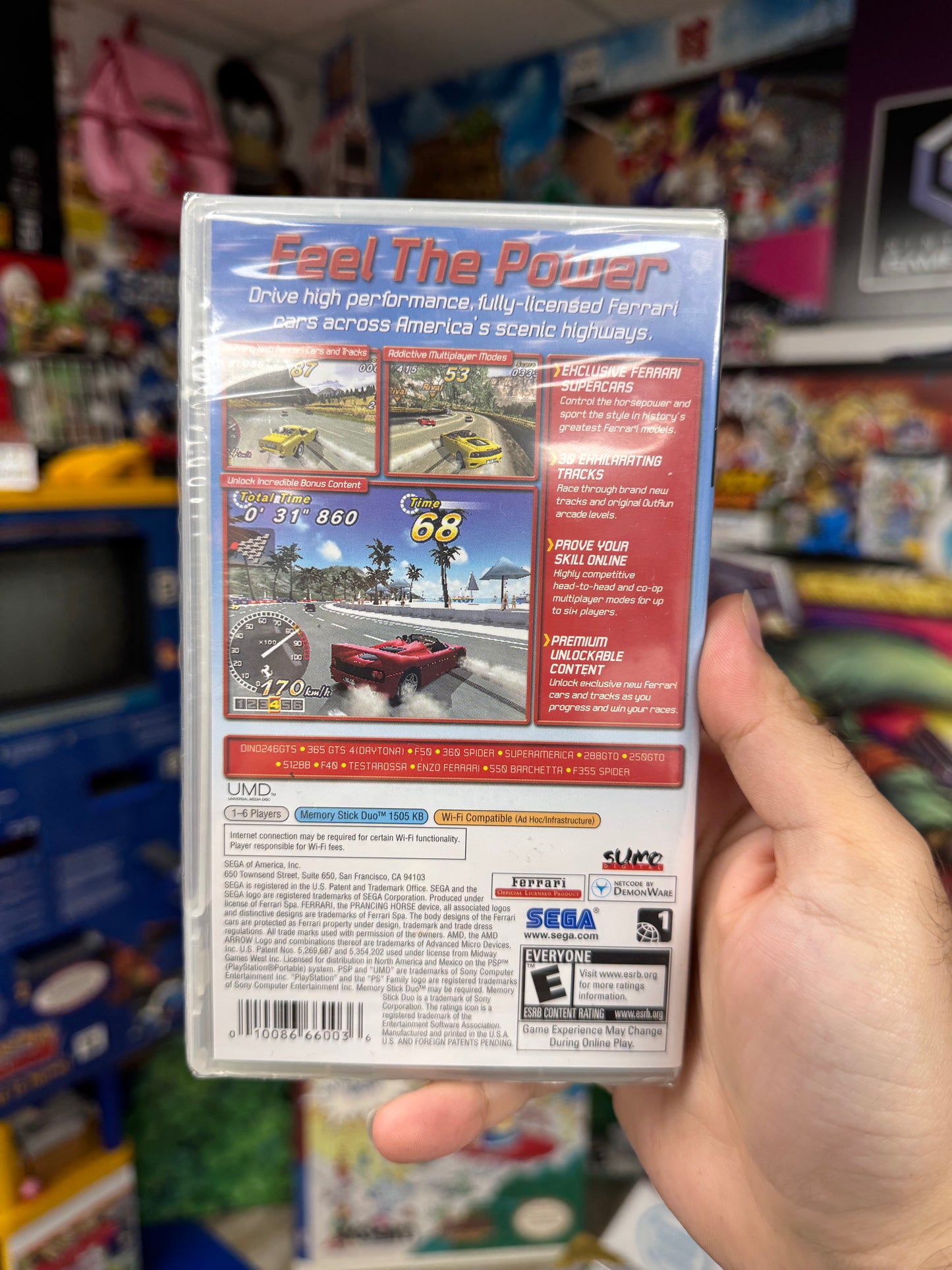 Outrun 2006 Coast 2 Coast PSP Sealed