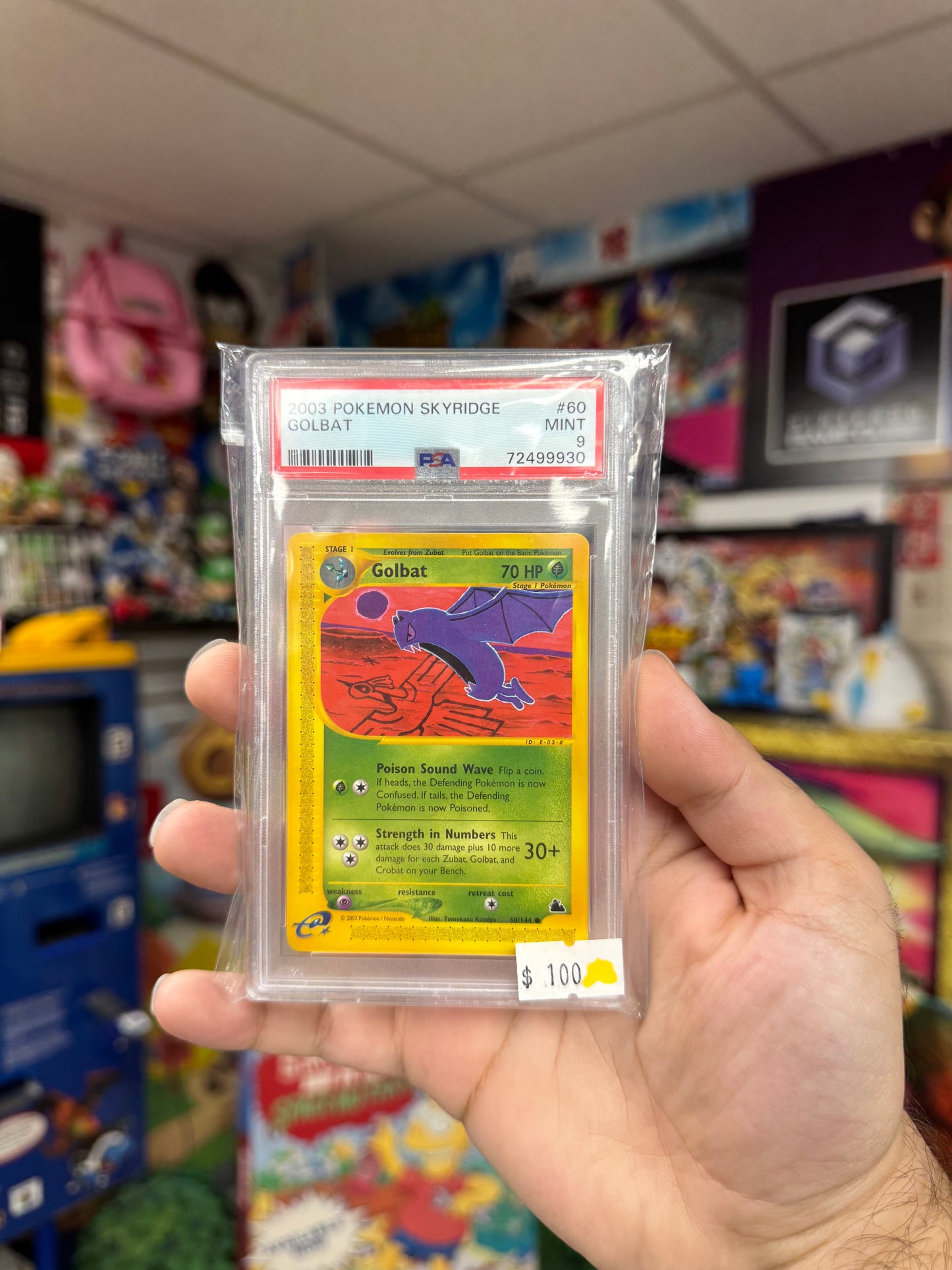 Pokemon TCG Skyridge Golbat PSA 9