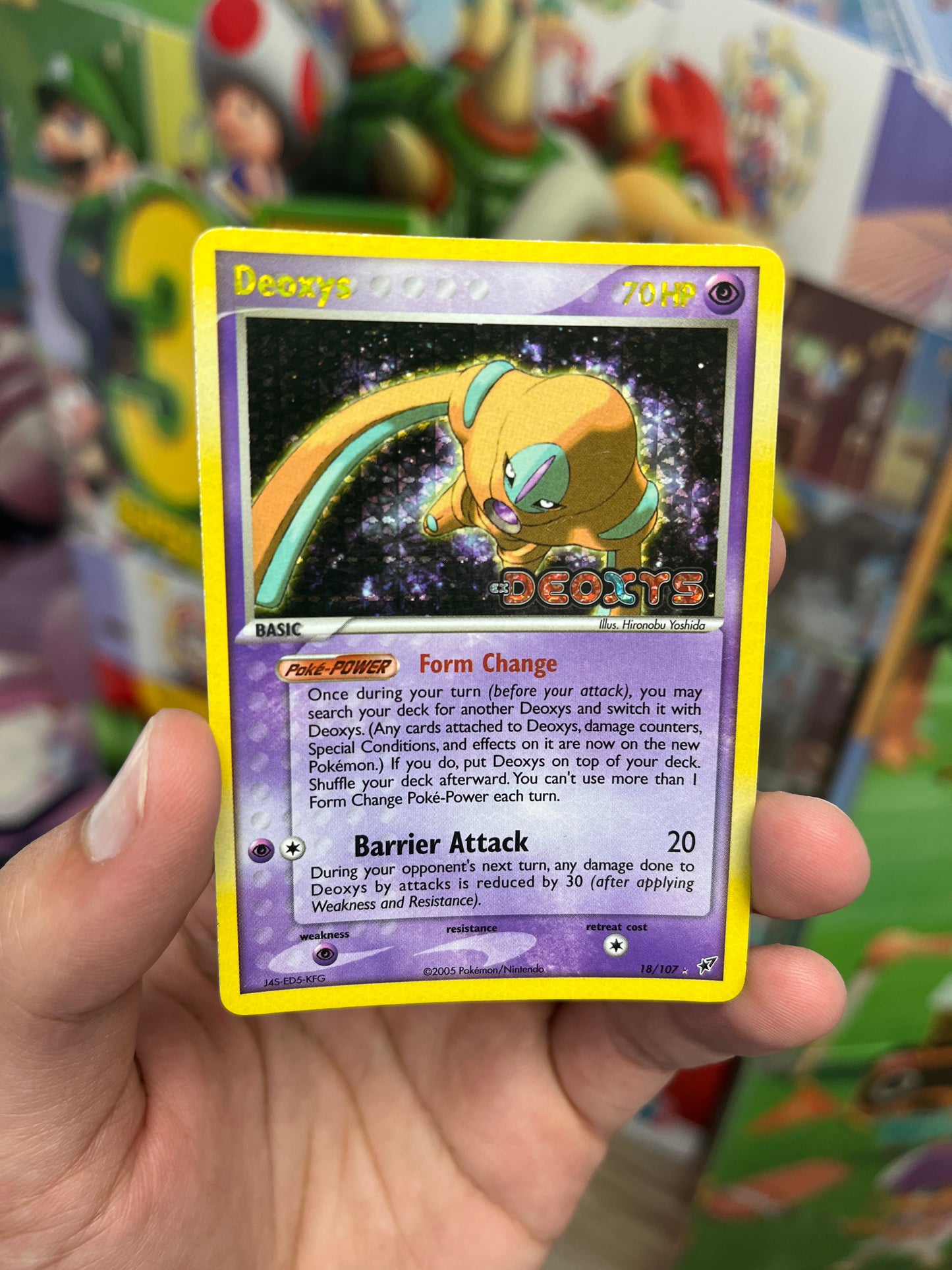Deoxys (Defense) Reverse Holofoil Stamped