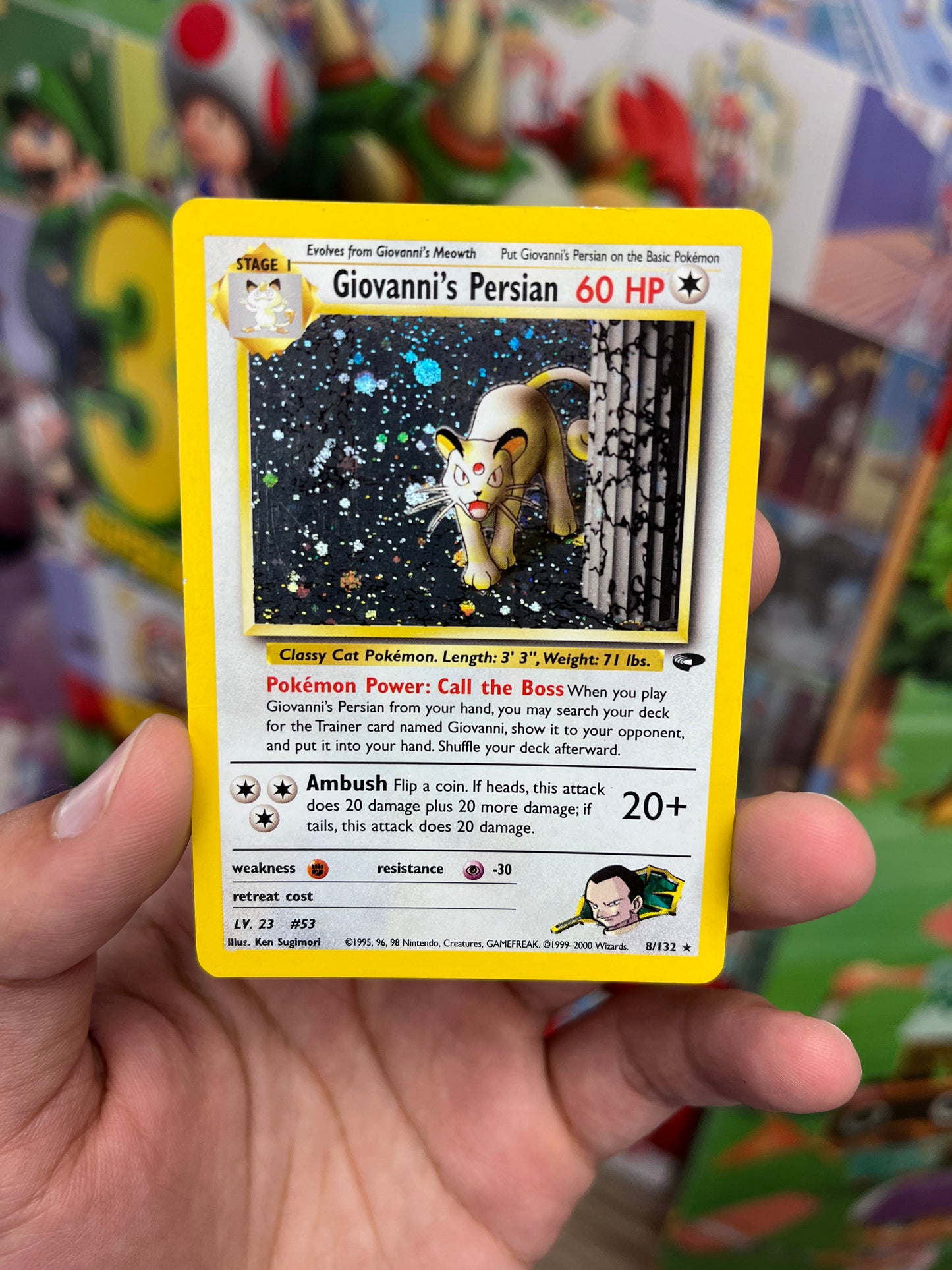 Giovanni's Persian Holo Rare