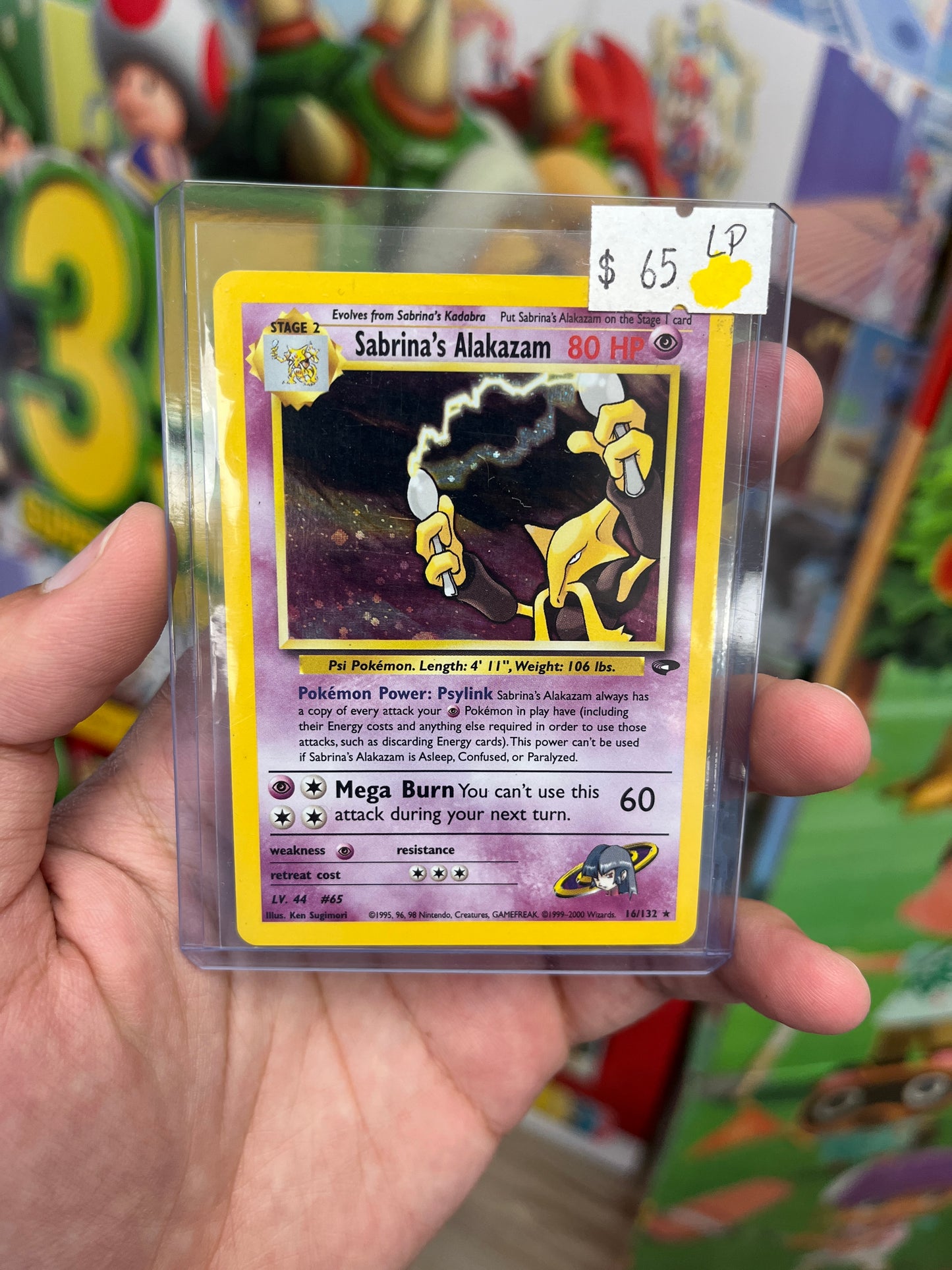 Sabrina's Alakazam Holo - Lightly Played