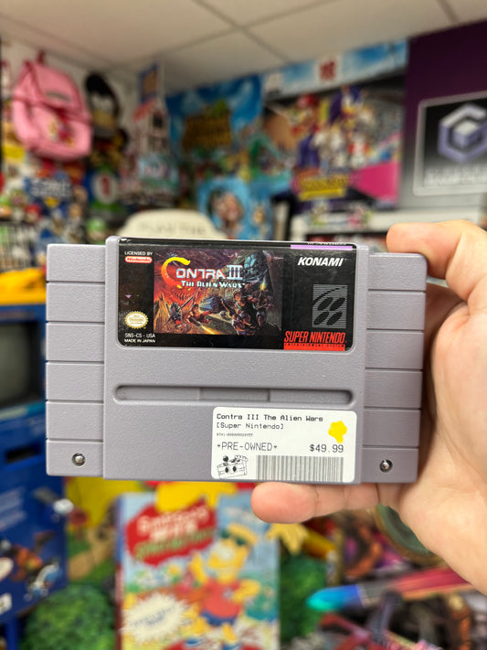 Contra III The Alien Wars - SNES Loose