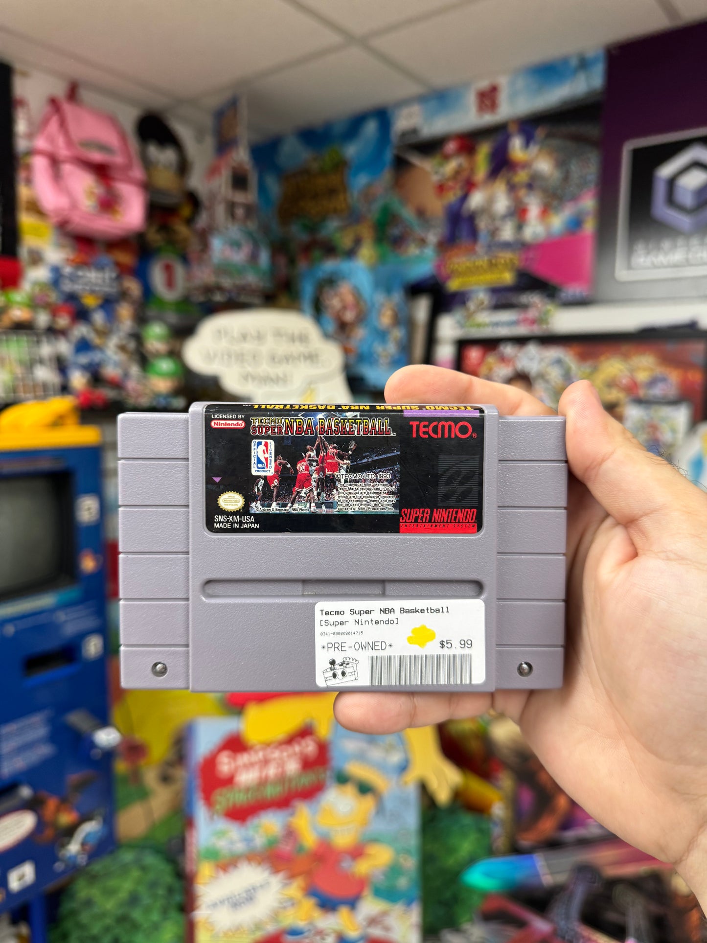 Tecmo Super NBA Basketball - SNES Loose
