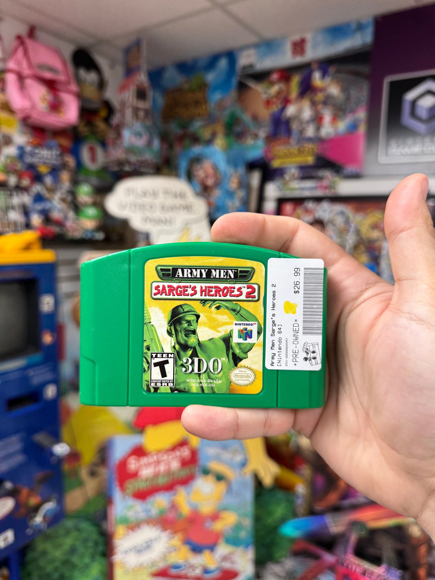 Army Men Sarge's Heroes 2 - N64 Loose