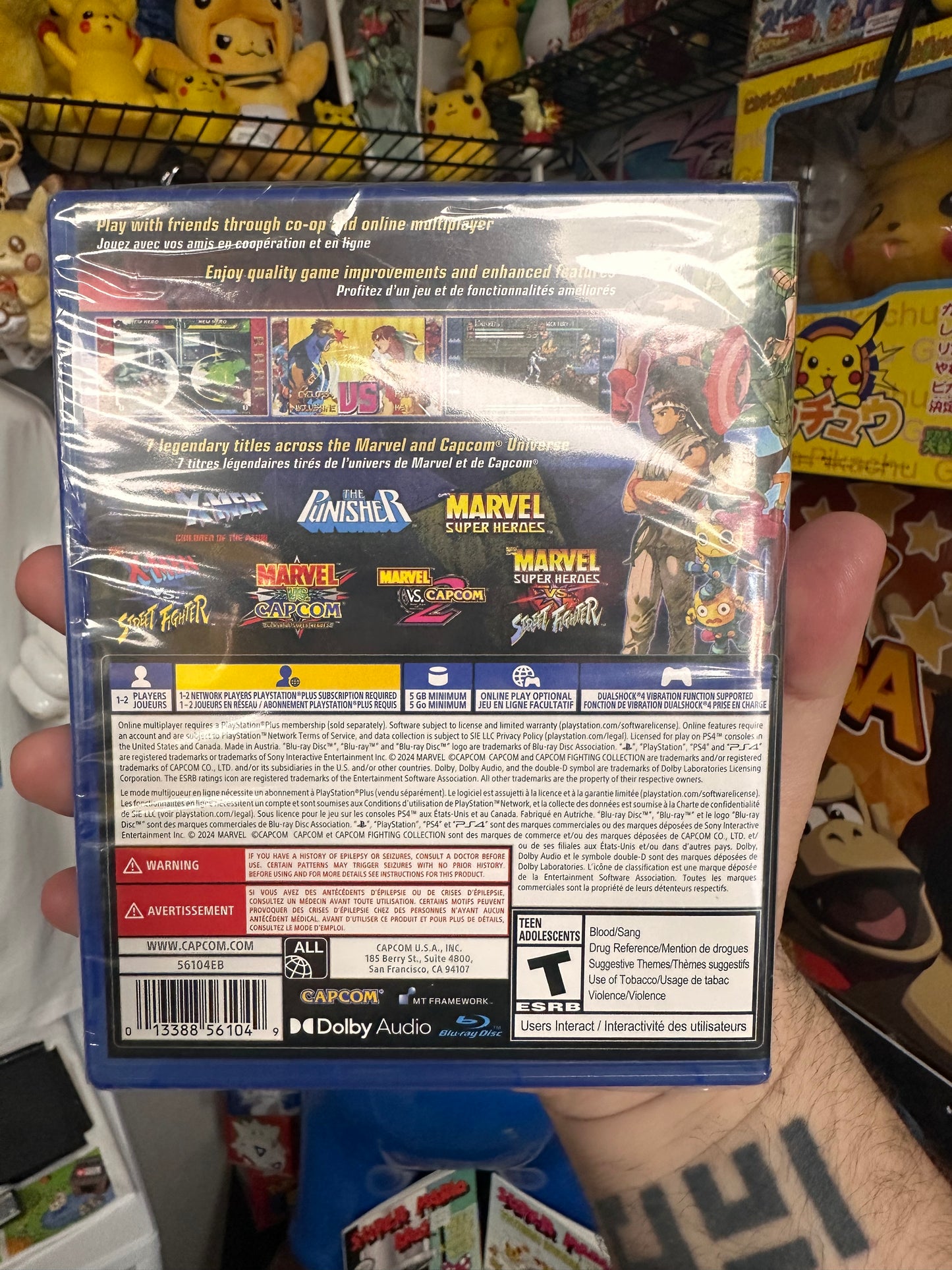 Marvel Vs. Capcom Fighting Collection: Arcade Classics - PS4 Sealed