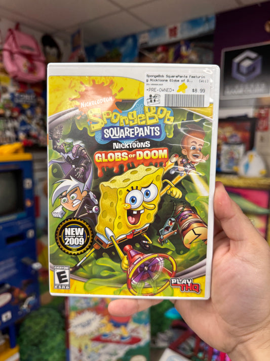 Spongebob Squarepants featuring Nicktoons Globs of Doom - Wii CiB