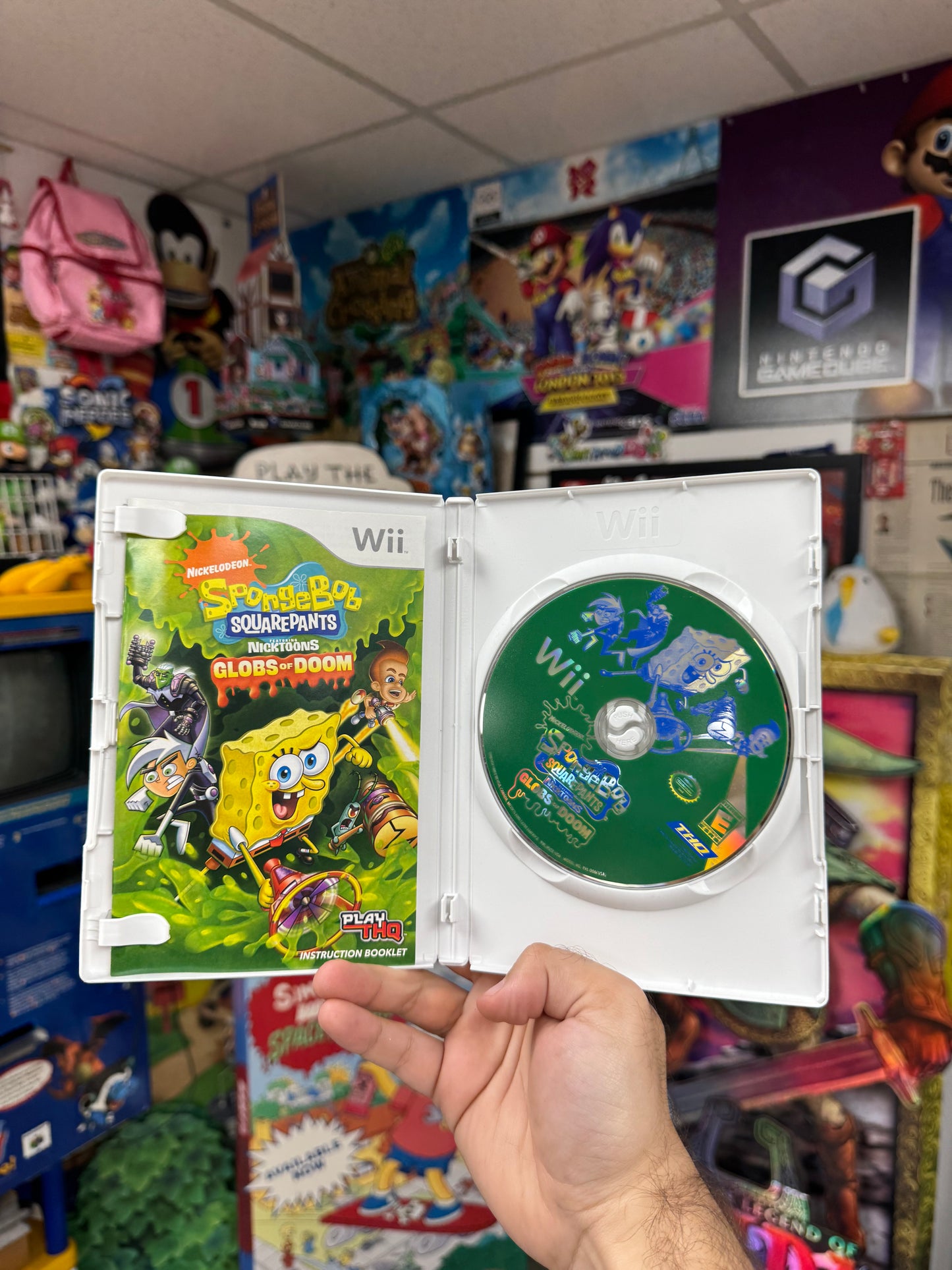 Spongebob Squarepants featuring Nicktoons Globs of Doom - Wii CiB