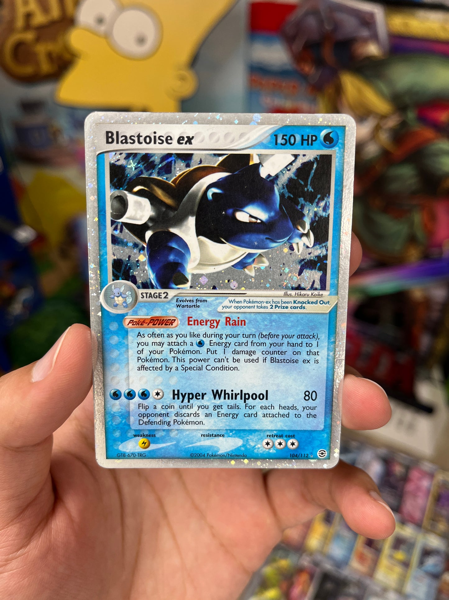 FireRed & LeafGreen Blastoise ex - Lightly Played