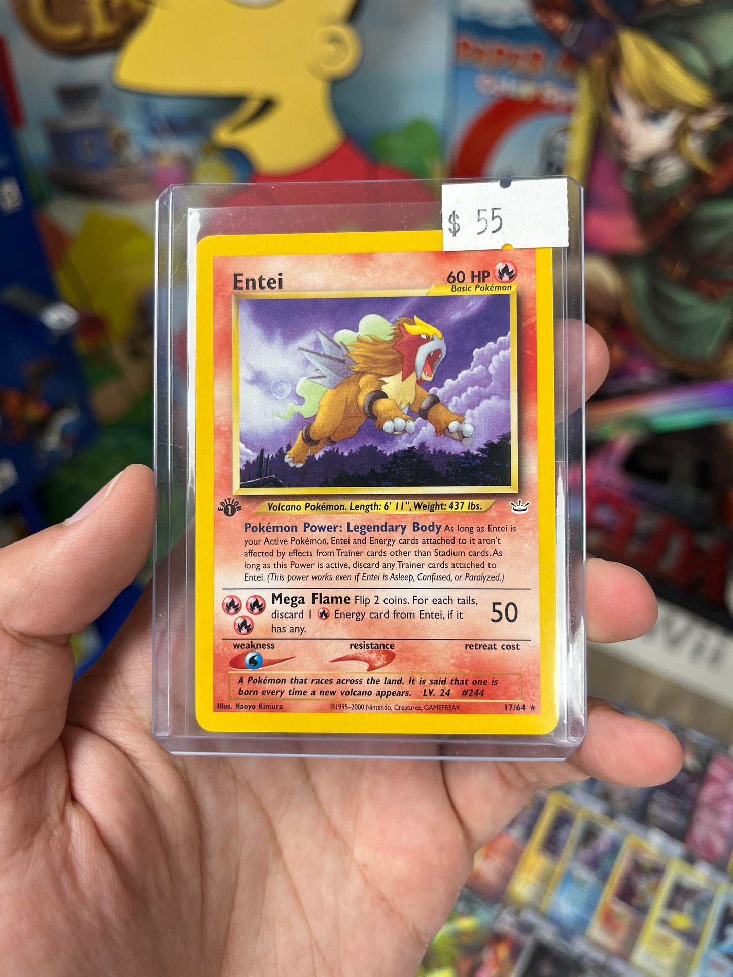 Neo Revelation Entei Non-Holo Rare