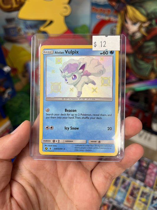 Hidden Fates Alolan Vulpix Shiny Holo