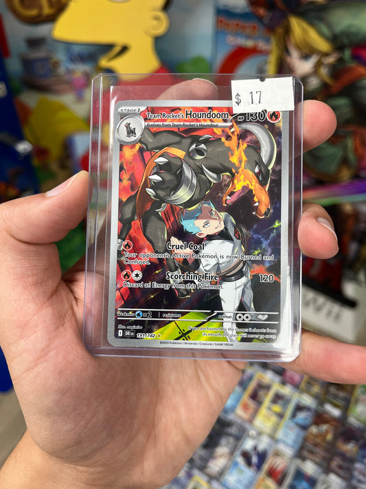 Destined Rivals Team Rocket's Houndoom Illustration Rare