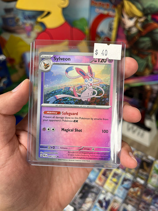 Prismatic Evolutions Sylveon (Master Ball Holo)