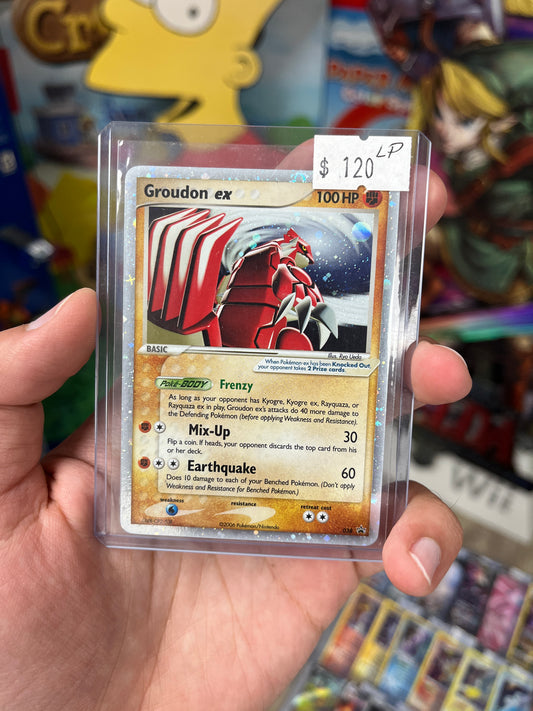 Nintendo Promos Groudon ex - Lightly Played