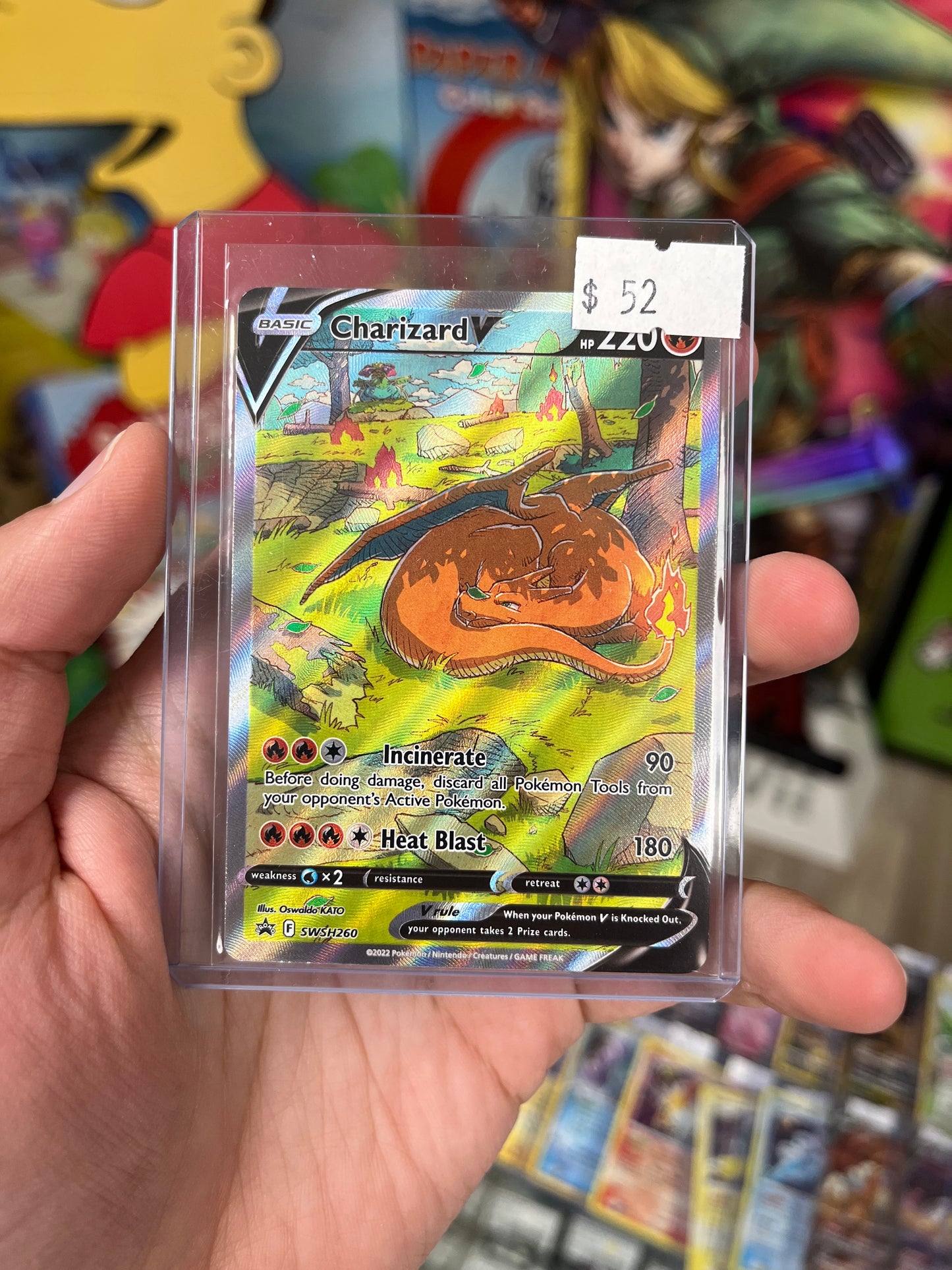 Sword & Shield Promos Charizard V - SWSH260