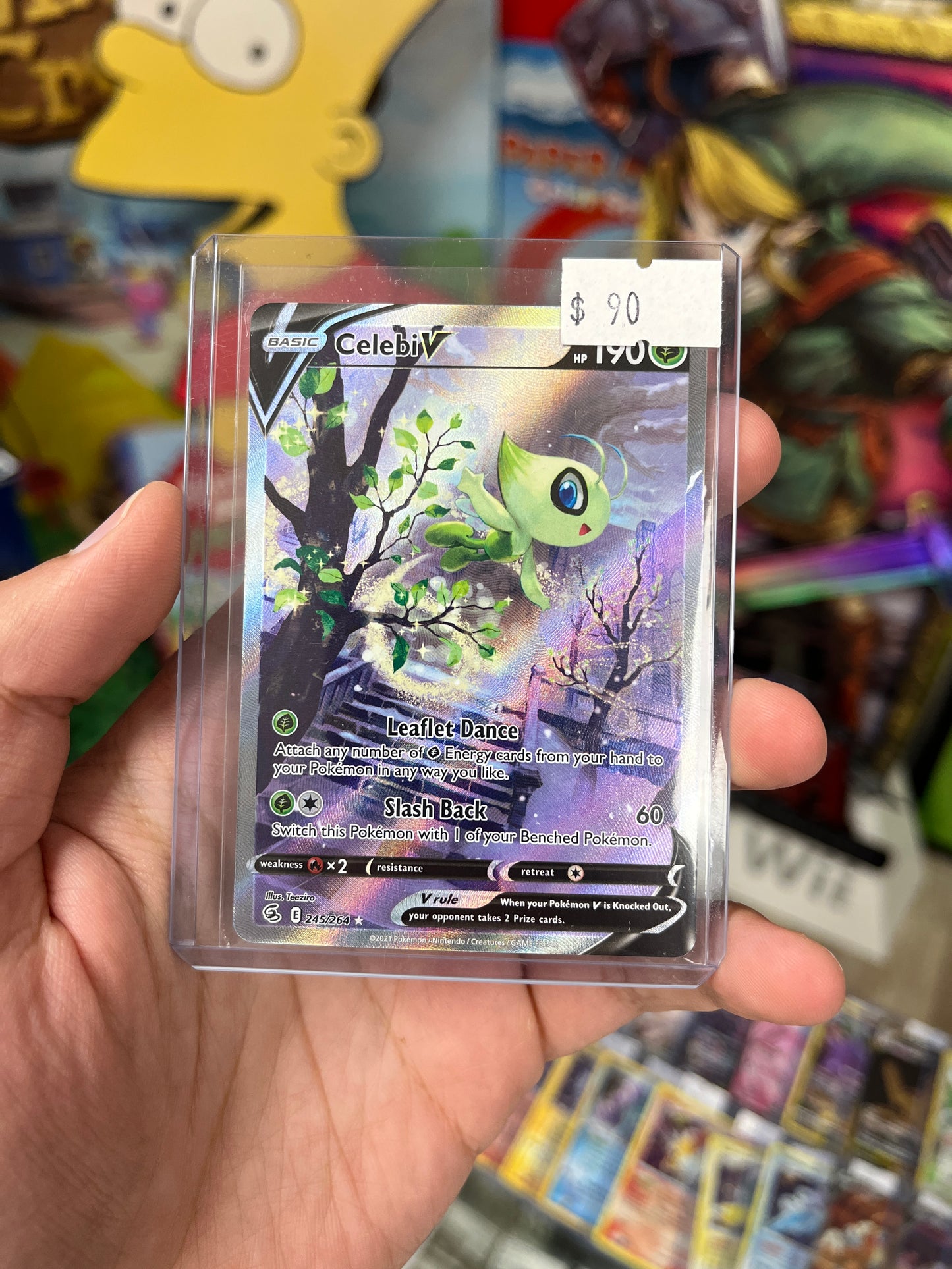 Fusion Strike Celebi V Alternate Art