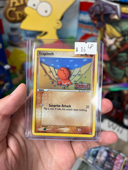 Power Keepers Trapinch Reverse Holo Stamped - Lightly Played