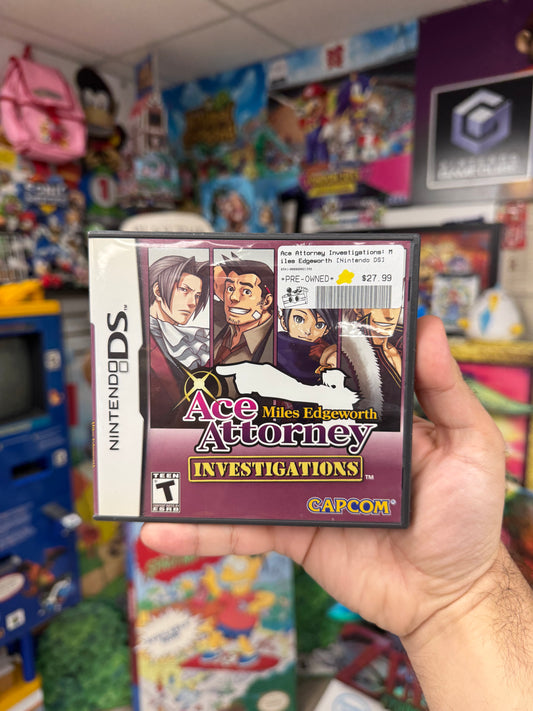 Ace Attorney Investigations: Miles Edgeworth - DS CiB