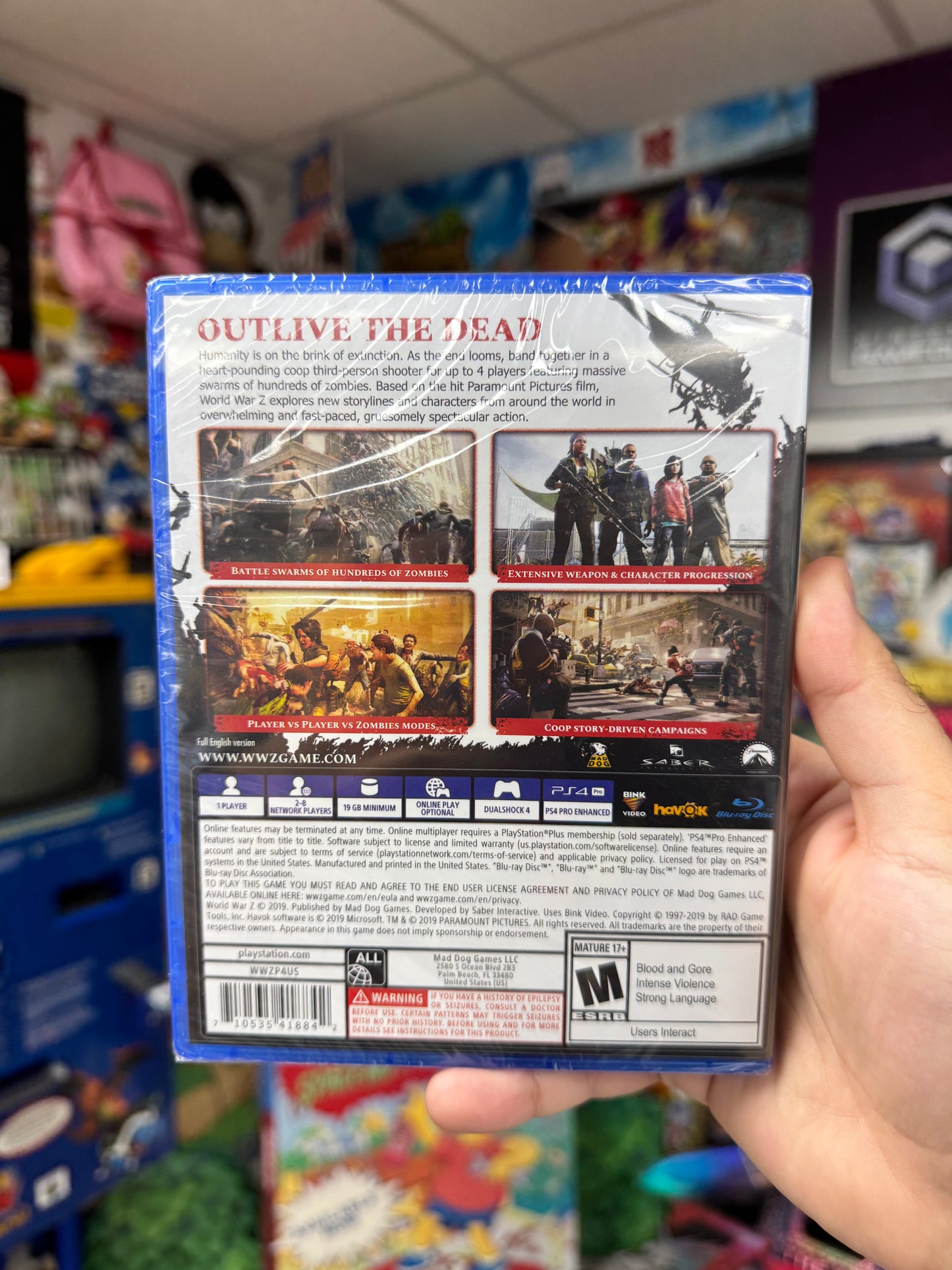 World War Z - PS4 Sealed
