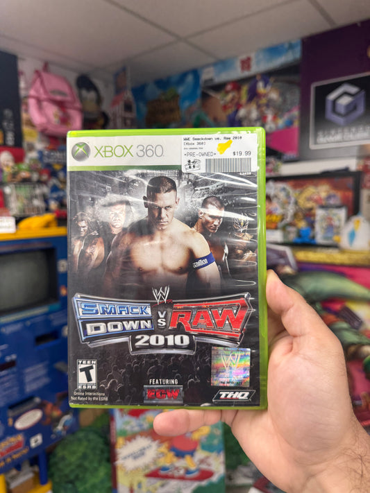 WWE Smackdown VS. Raw 2010 Xbox 360 CIB