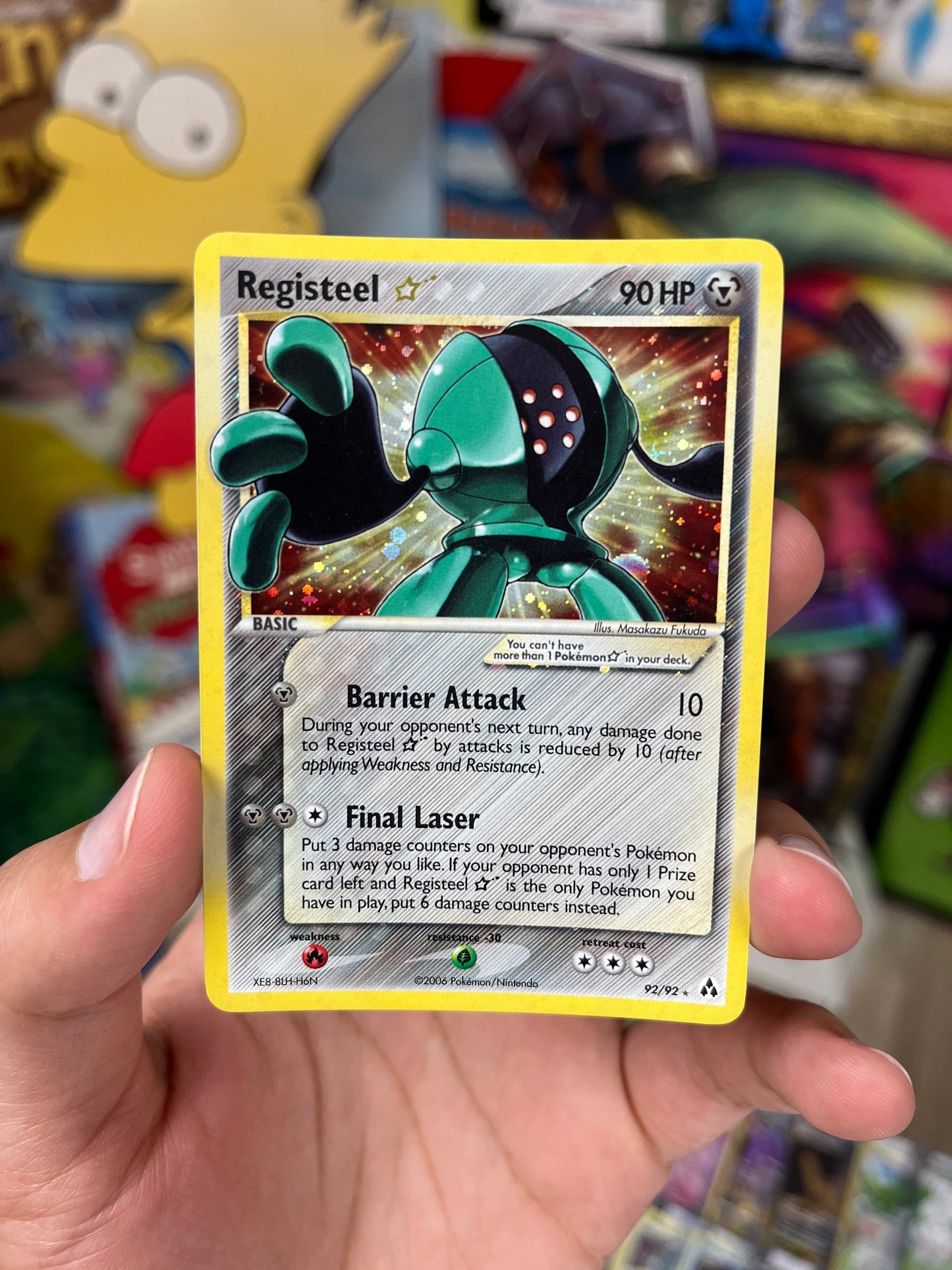 Legend Maker Registeel Gold Star