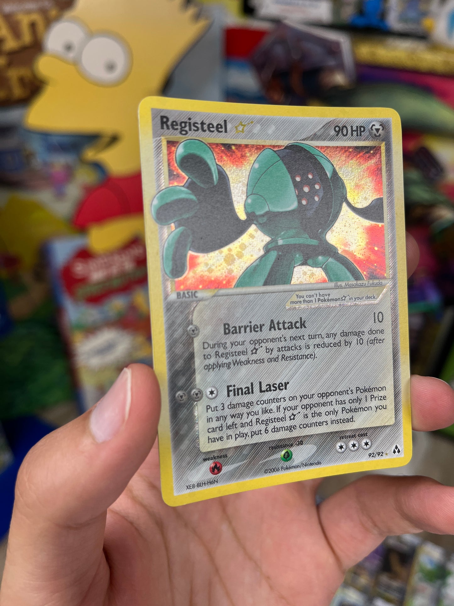 Legend Maker Registeel Gold Star
