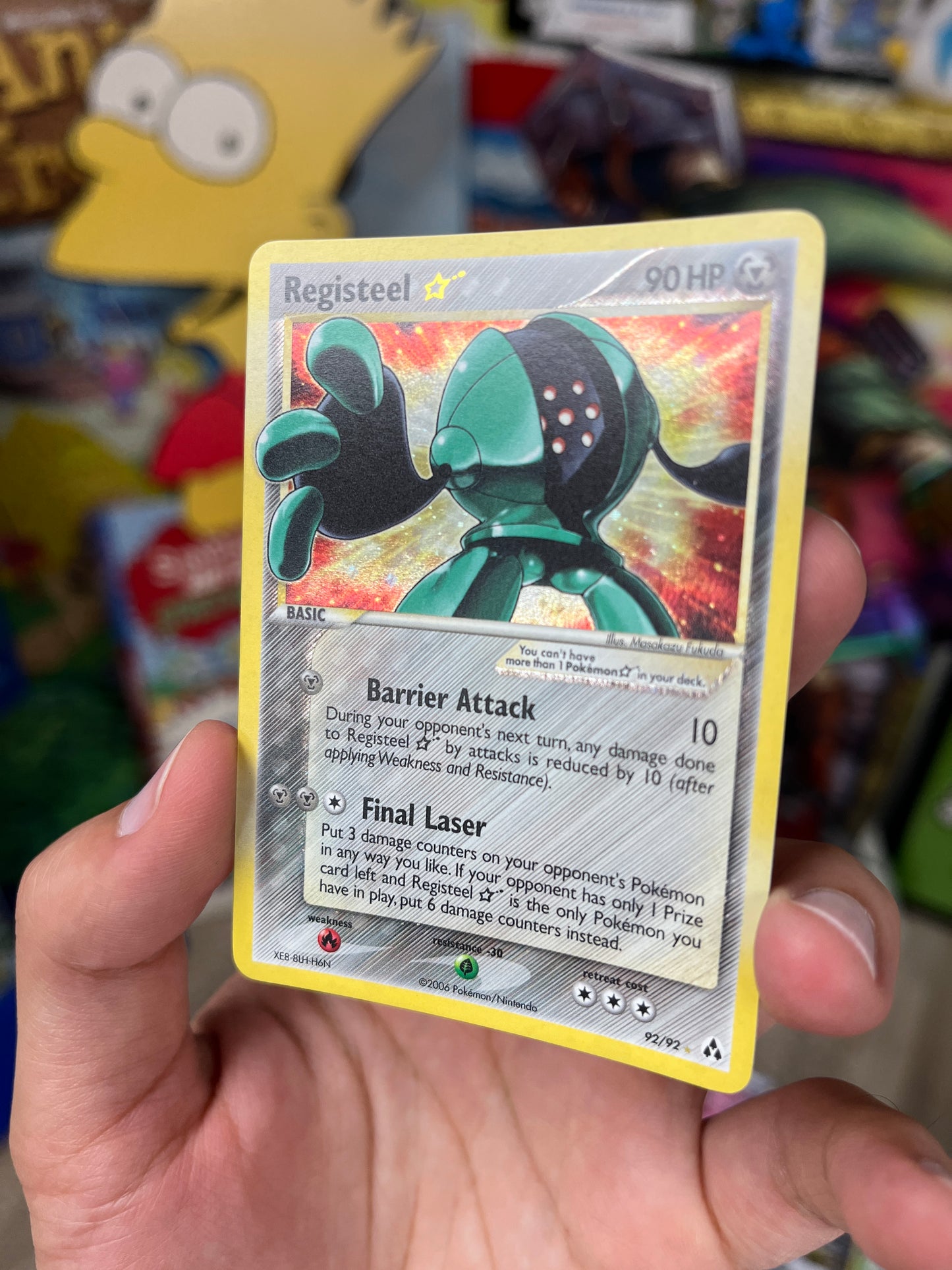 Legend Maker Registeel Gold Star