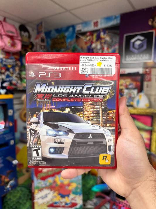 Midnight Club Los Angeles Complete Edition [Greatest Hits] - PS3 CiB