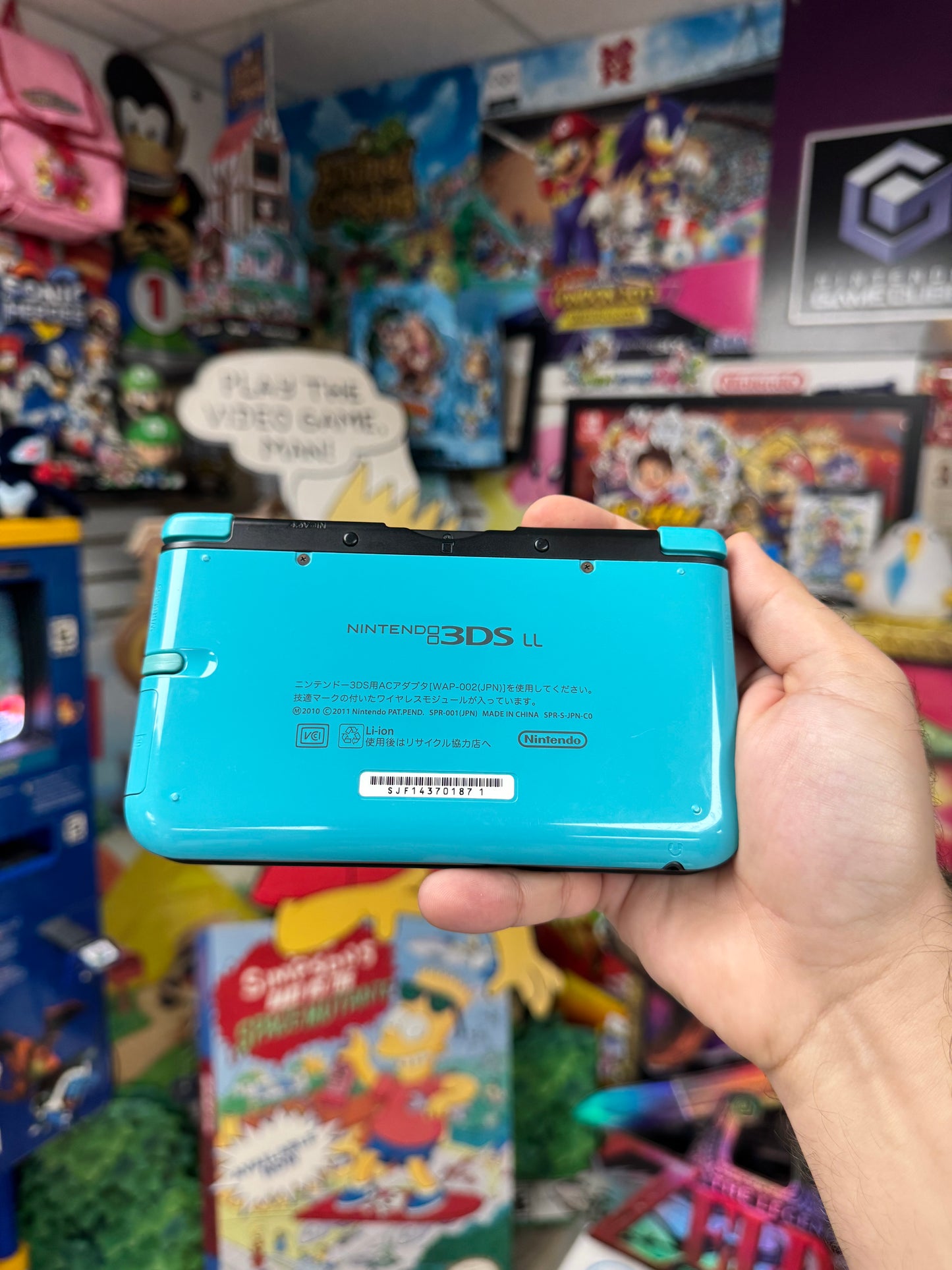3DS LL Turquoise & Black Limited Edition (Japanese)