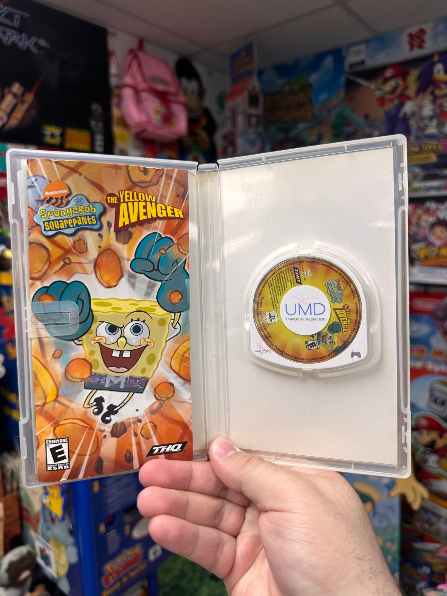Spongebob Squarepants: The Yellow Avenger - PSP CiB