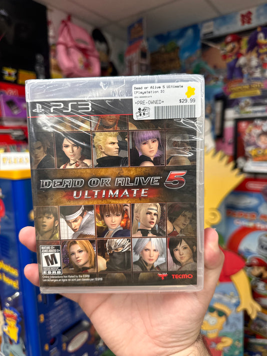 Dead or Alive 5 Ultimate - PS3 Sealed
