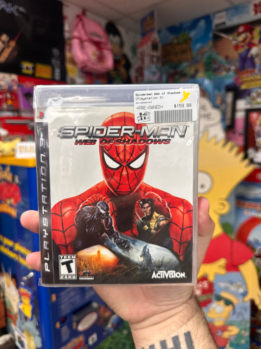 Spiderman Web Of Shadows - PS3 Sealed