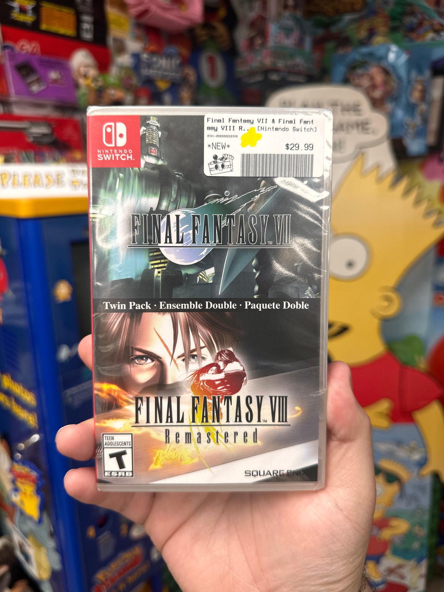 Final Fantasy VII & VIII Remastered Twin Pack - Switch Sealed