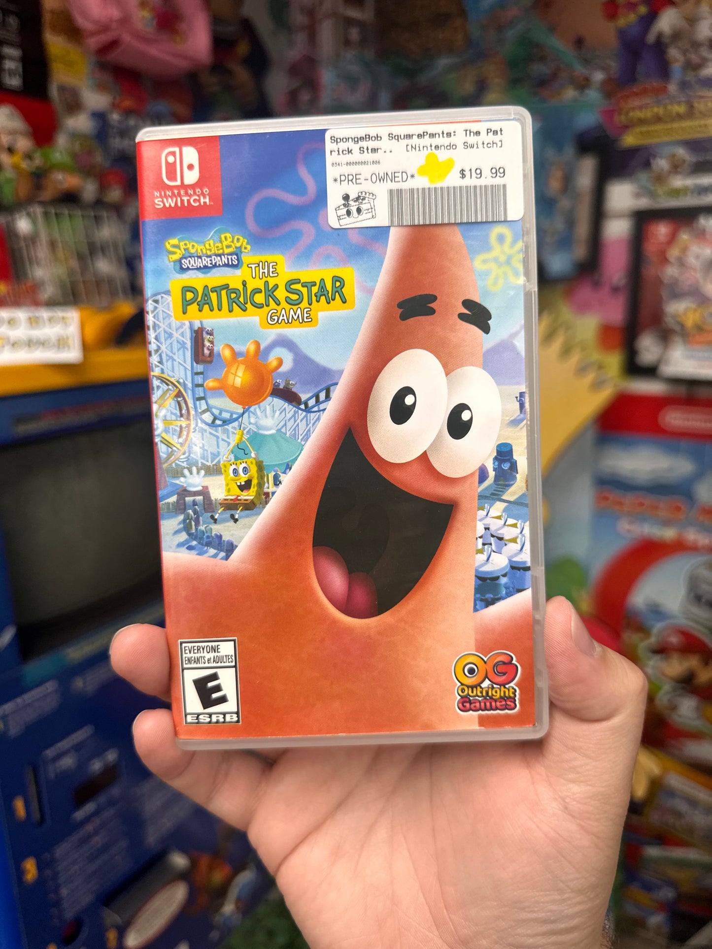 Spongebob Squarepants: The Patrick Star Game - Switch CiB
