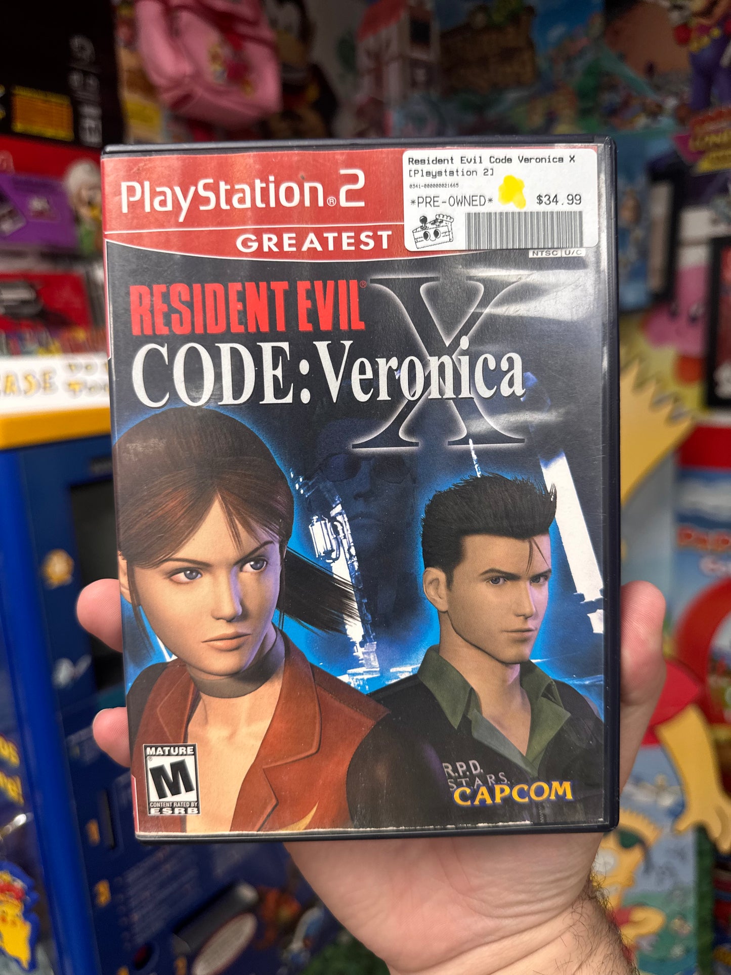 Resident Evil Code Veronica X [Greatest Hits] - PS2 Boxed