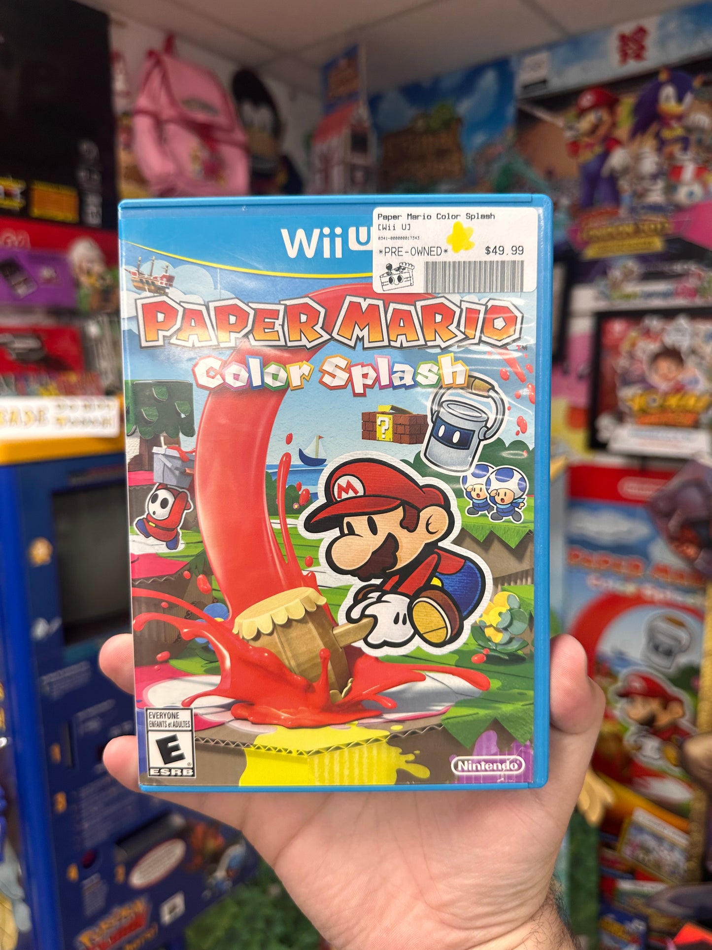 Paper Mario Color Splash - Wii U CiB