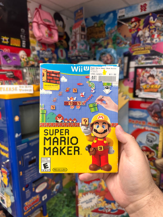 Super Mario Maker [Book Bundle] - Wii U CiB
